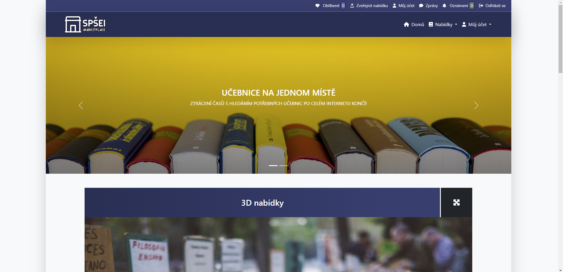 SPŠEI Marketplace